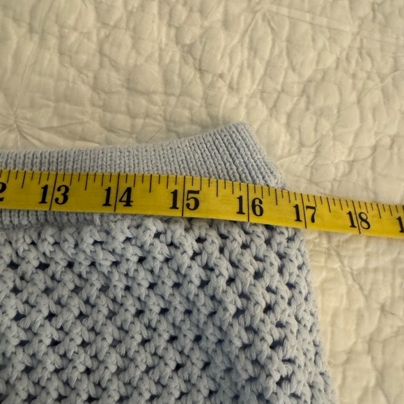 Aerie Crochet Shorts NWOT. Light blue. Size XL - Picture 4 of 9